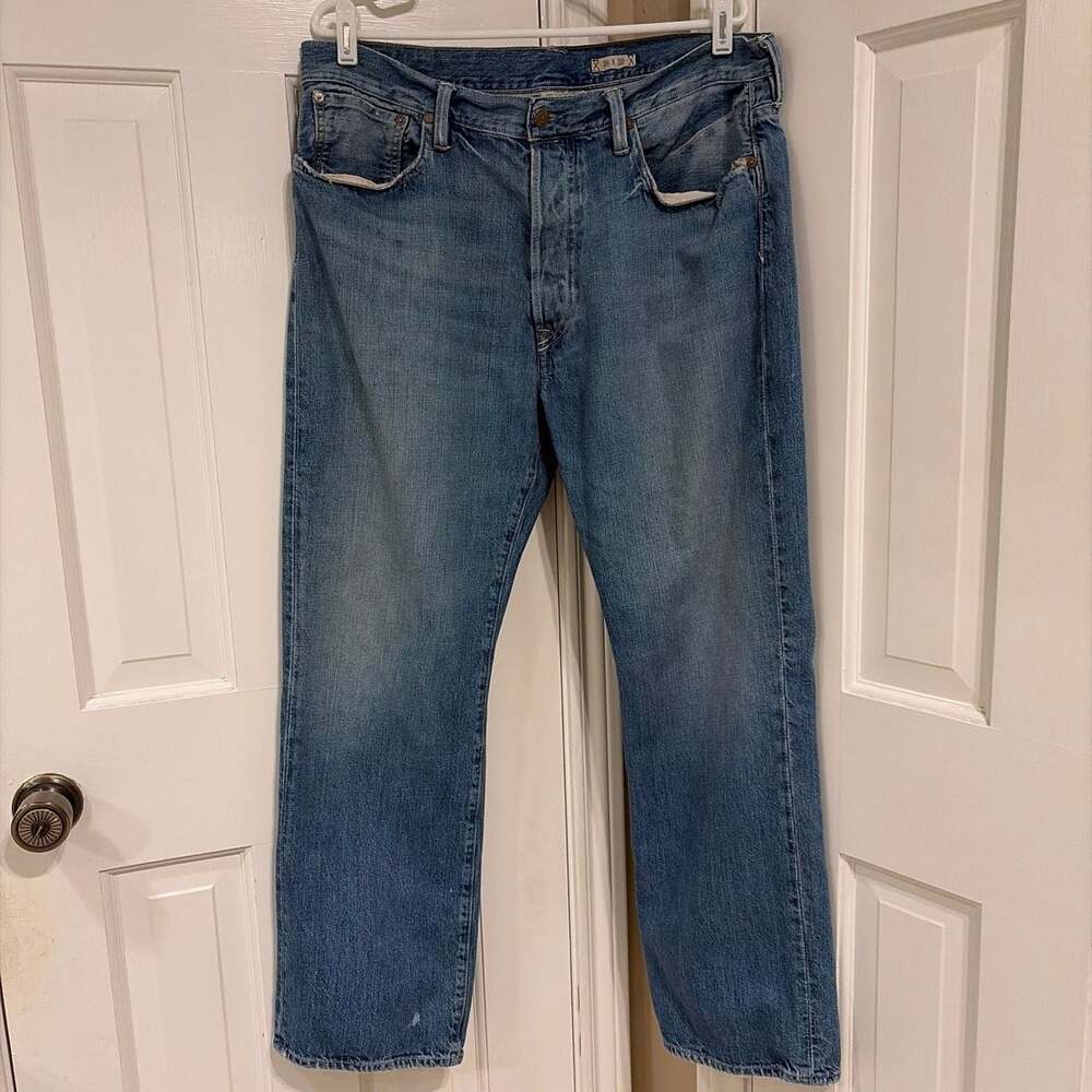 Polo Ralph Lauren Men's Blue Denim Jeans, Size 36x30